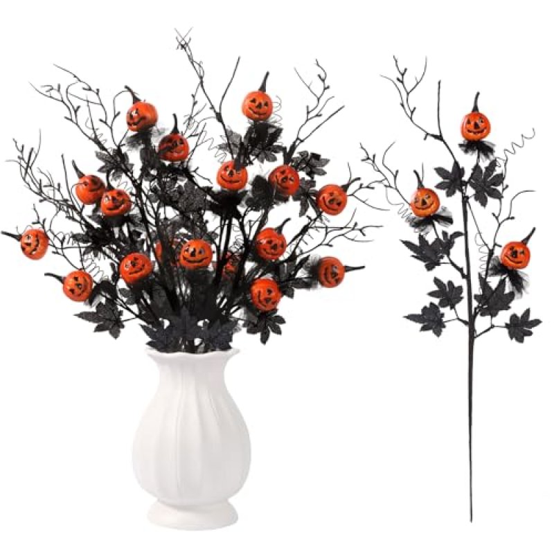 JOLCEEY Halloween Floral Stems