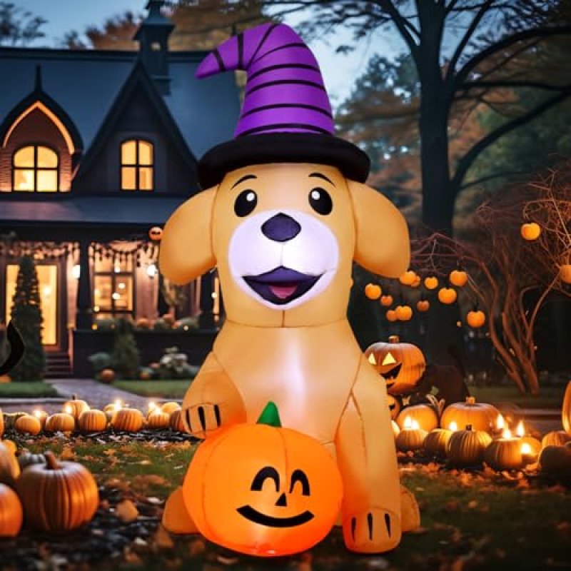 COMIN Halloween Inflatable Dog