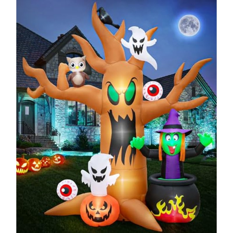 Halloween Inflatable Tree Decor