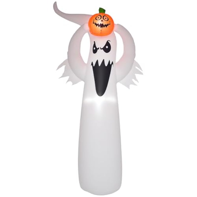 HOMCOM LED Halloween Inflatable