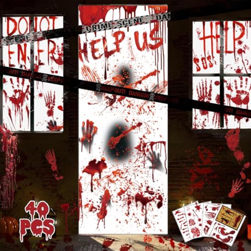 Halloween Zombie Window Stickers