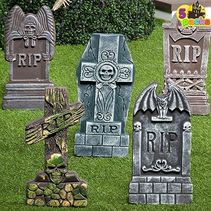 JOYIN Halloween Tombstones Set