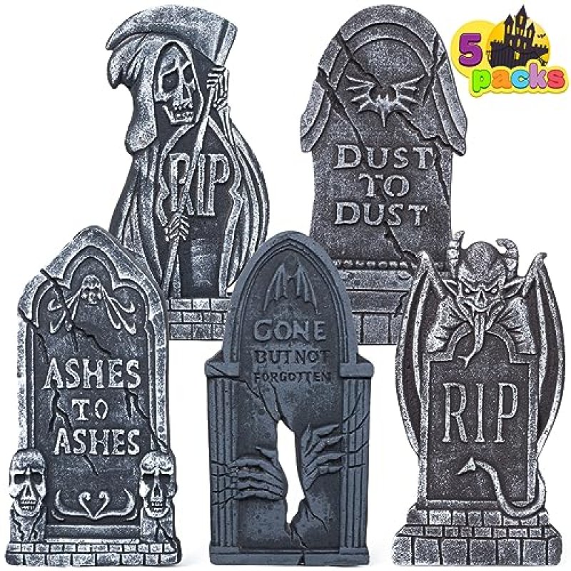 JOYIN Halloween Tombstones Set