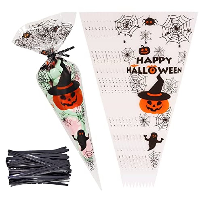 AUERVO Halloween Cone Bags