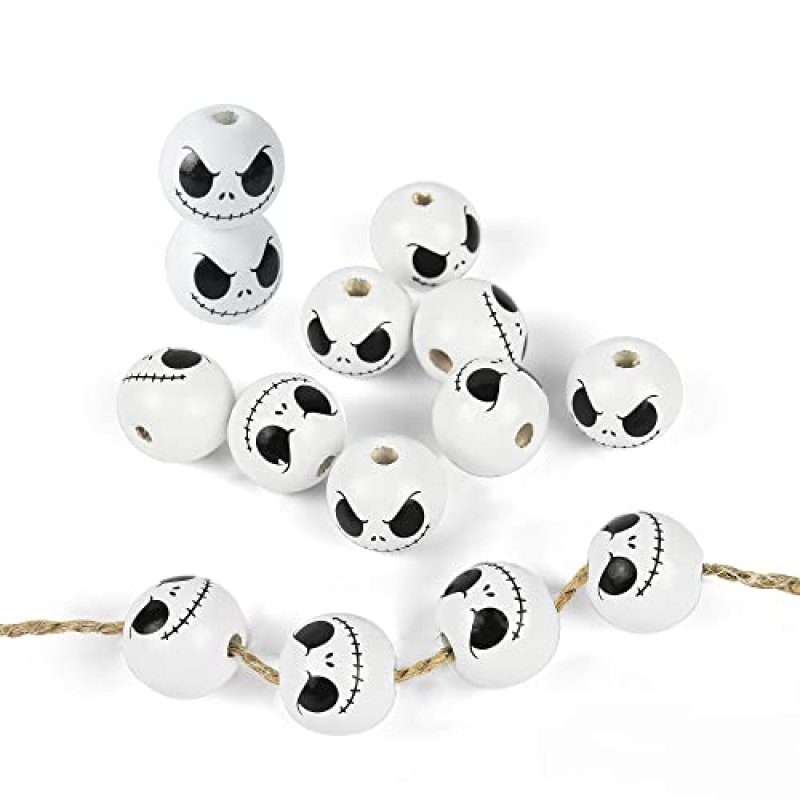 Halloween Wooden Beads