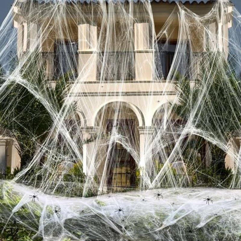 Halloween Spider Web Decoration