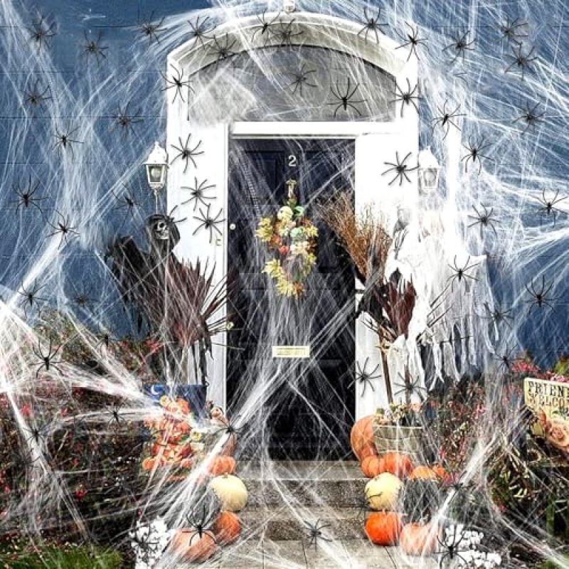 QKEINV Halloween Spider Web