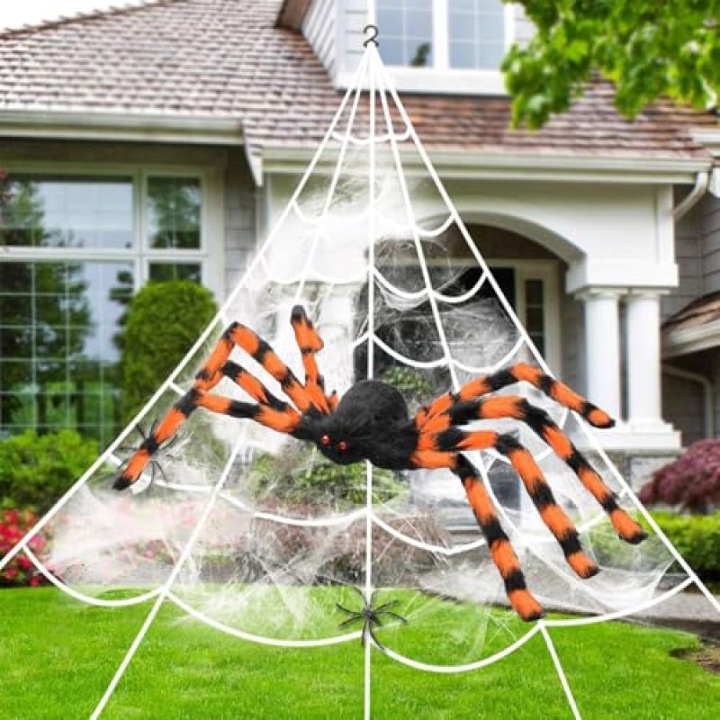 AHDXKUE Halloween Spider Web