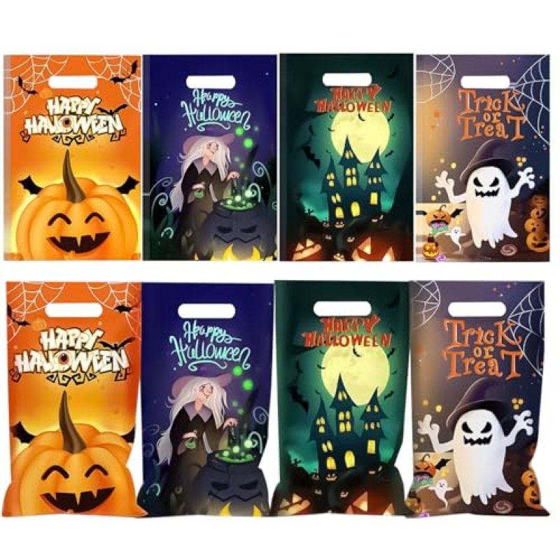 MORAINJAY Halloween Treat Bags for Popcorn and…