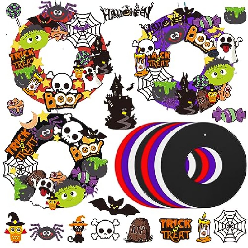 AFYHH Halloween Wreath Kits