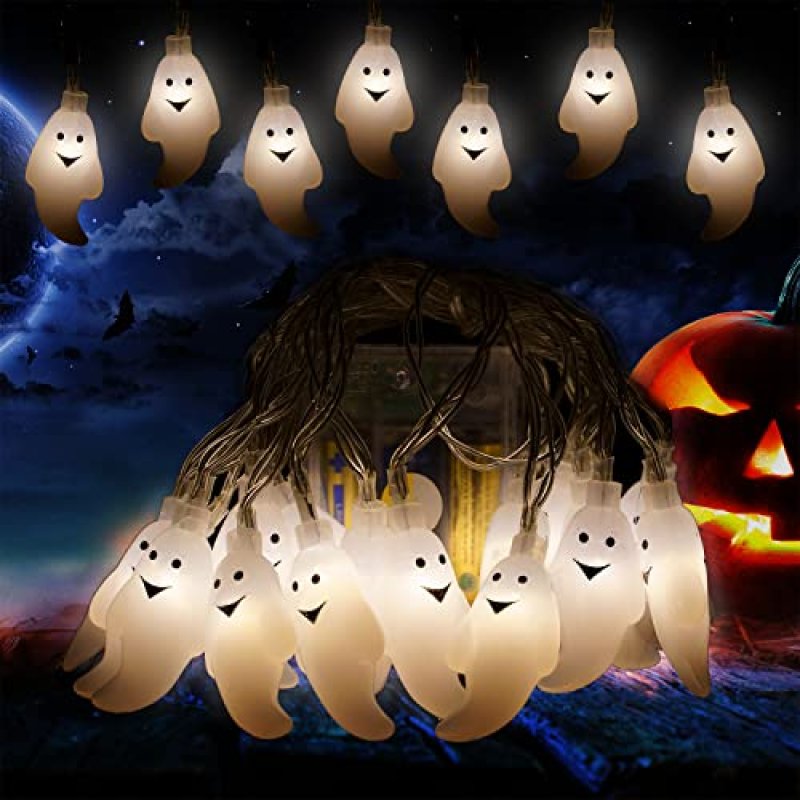 FINGOOO Halloween String Lights 3 metres 20…