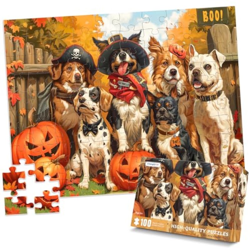 Halloween Puzzle for Kids and Adults