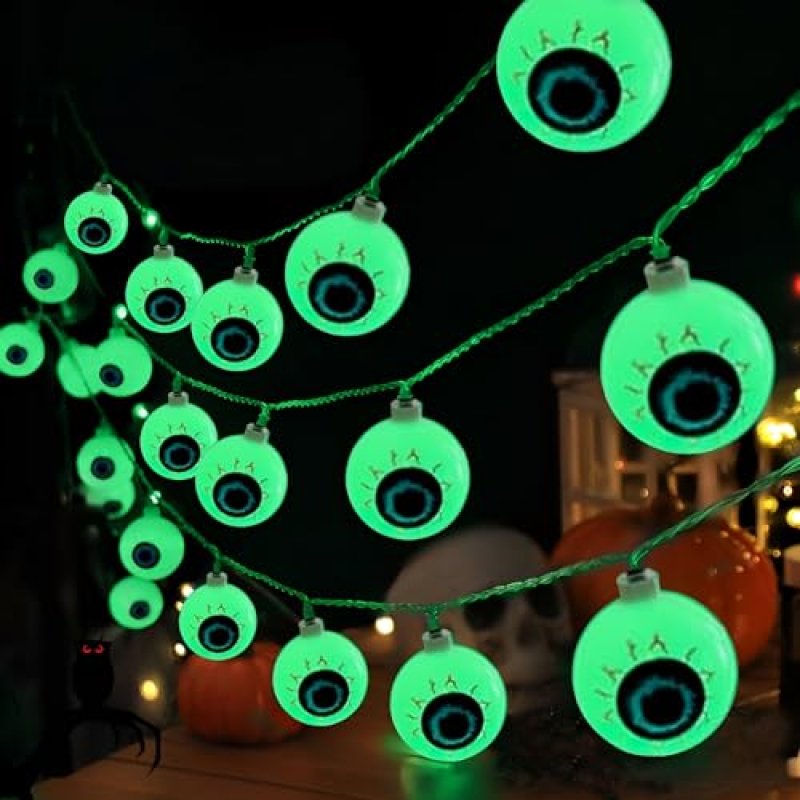 OYFGQDI Halloween Eyeball String Lights