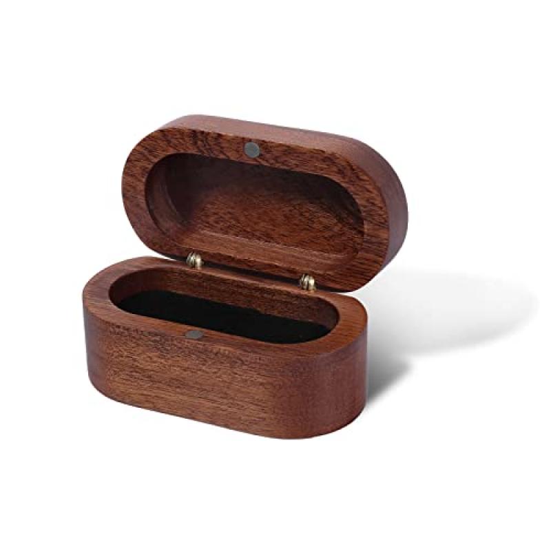 Walnut Wood Guitar Pick Holder