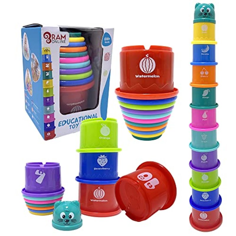 Ram© Stacking Cups Learning Toy