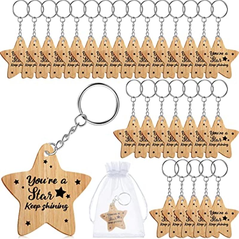 Namalu School Leaver Star Keyring Gift