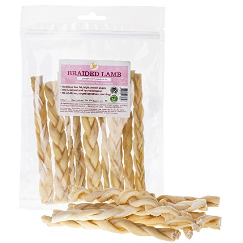 JR Lamb Skin Dog Treats