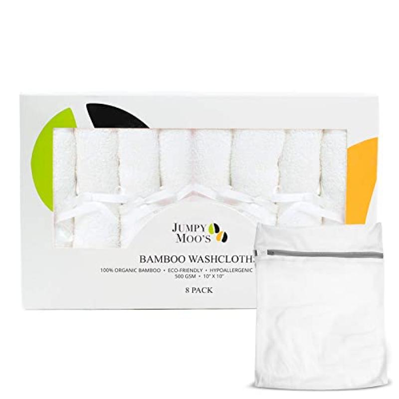 JM Bamboo Washcloths - Pack of 6