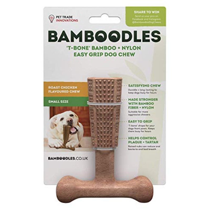 Bamboodles T-Bone Dog Chew Toy