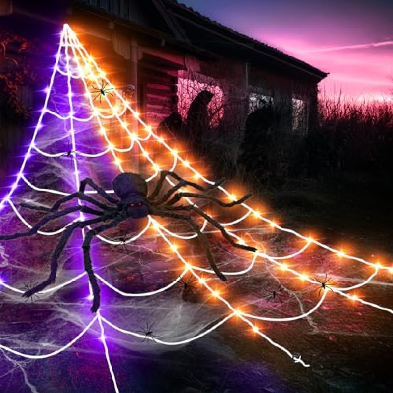 Eambrite Halloween Spider Web