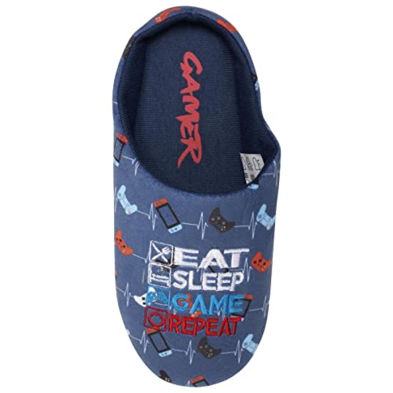 Gamer Mule Slippers with Memory Foam Insole