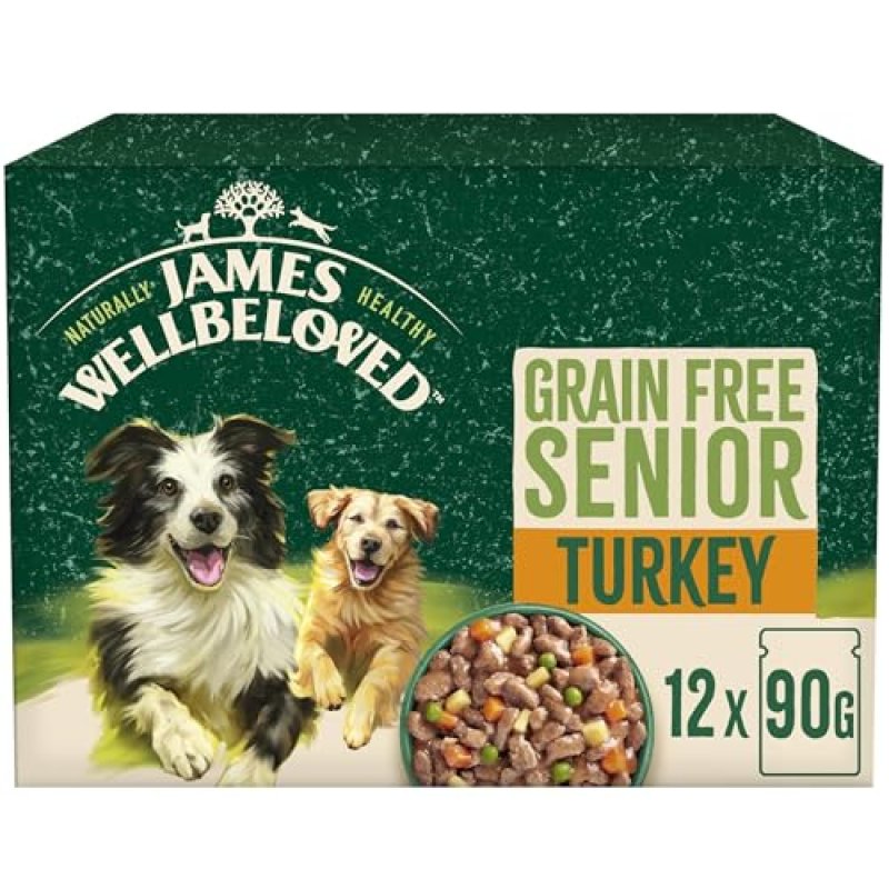 James Wellbeloved Grain Free Senior Dog Food with…