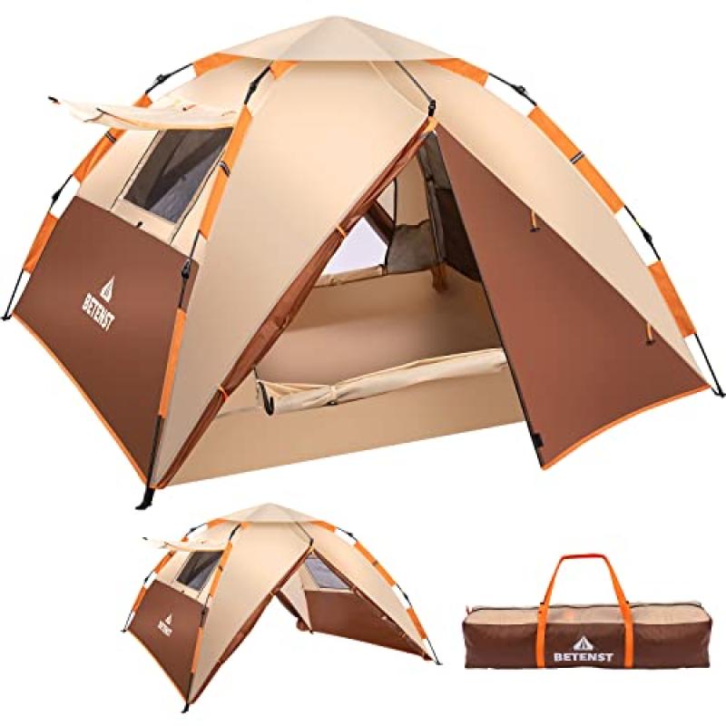 BETENST Camping Tent, 3 Person Dome Tent