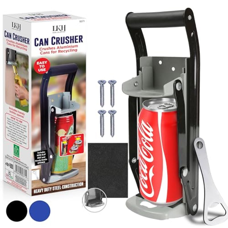 Can Crusher & Bottle Opener - 500ML Heavy Duty…