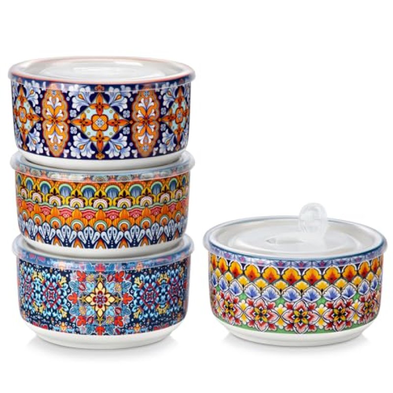 Vancasso Ceramic Food Storage Bowls