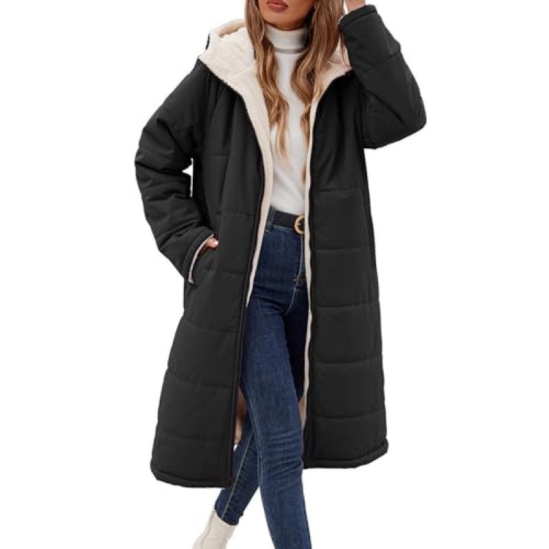 Vancavoo Women's Coats Long Winter Jackets Fleece…