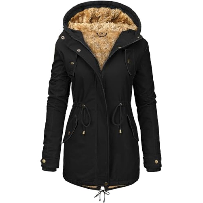 Vancavoo Womens Parka Winter Coats Hooded Coat…
