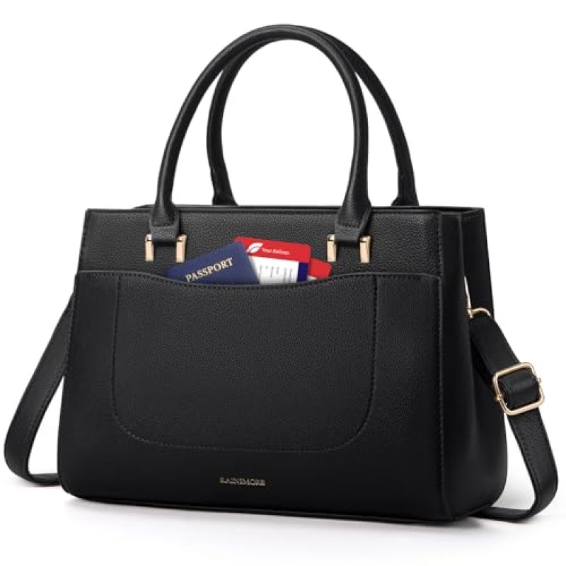 RAINSMORE Handbags for Women PU Leather Ladies…