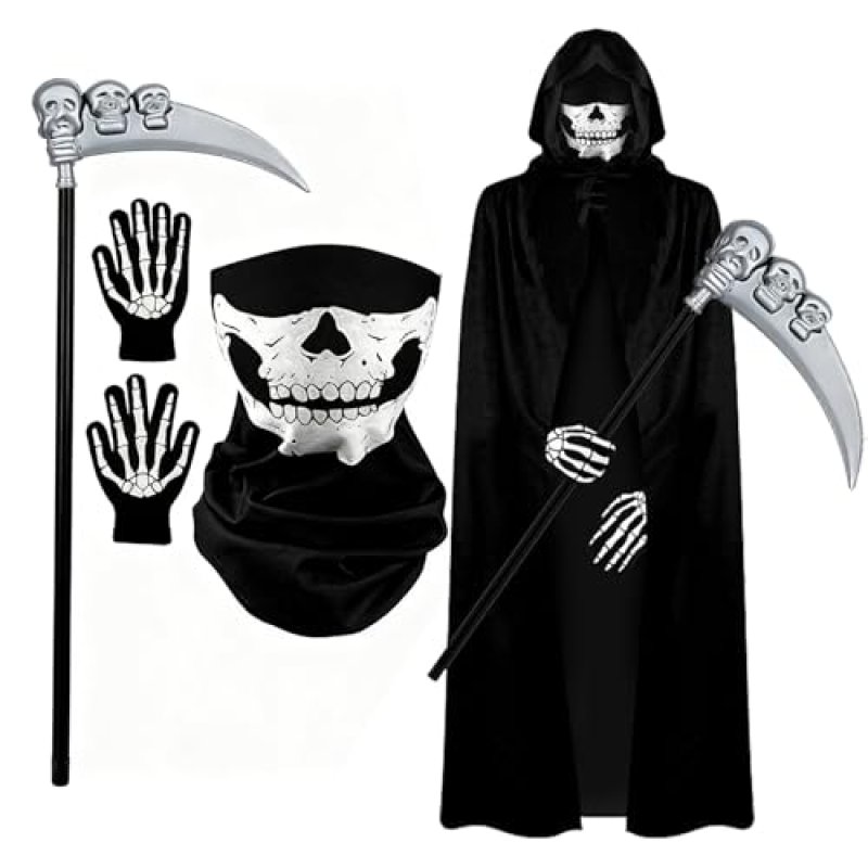 Ranedo Halloween Costumes, Grim Reaper Costume…