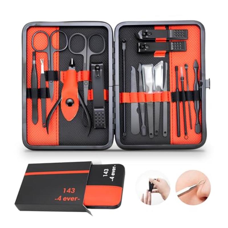 Manicure Set with Nail Clippers & Tools