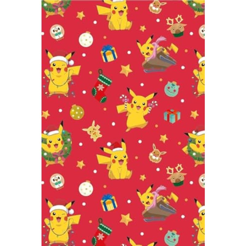 Danilo Promotions Pokemon Wrapping Paper, 4 Sheet…