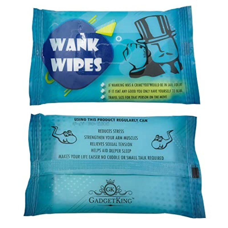Wank Wipes Prank Tissues