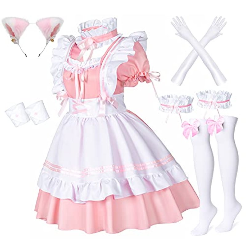 Wannsee Anime French Maid Apron Lolita Fancy…