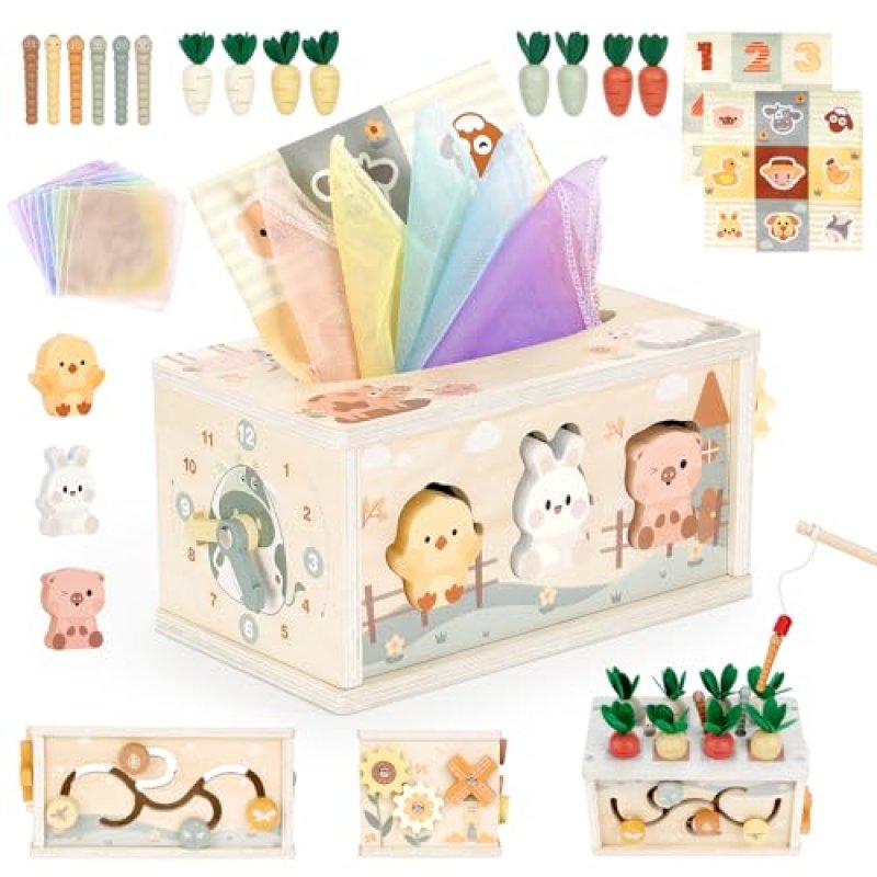 Vanplay Montessori Activity Cube Toy
