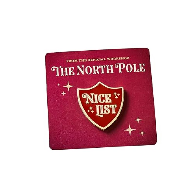 Santa Nice List Pin