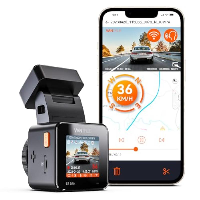 Vantrue E1 Lite Dash Cam with WiFi