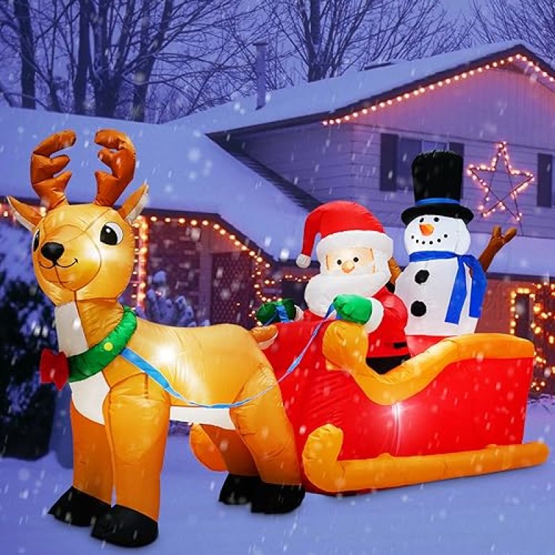 Danxilu Inflatable Santa Sled