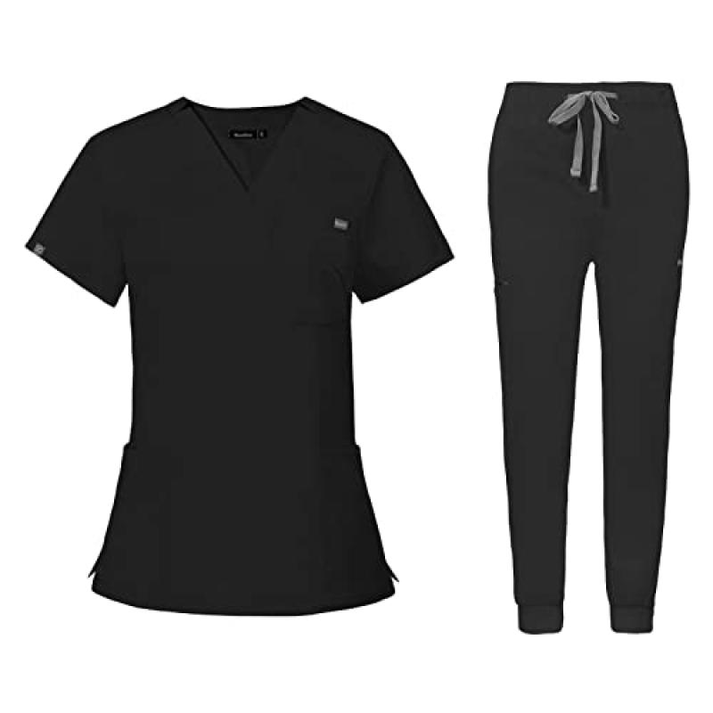 Baoblaze Scrub Set Nurse Uniform