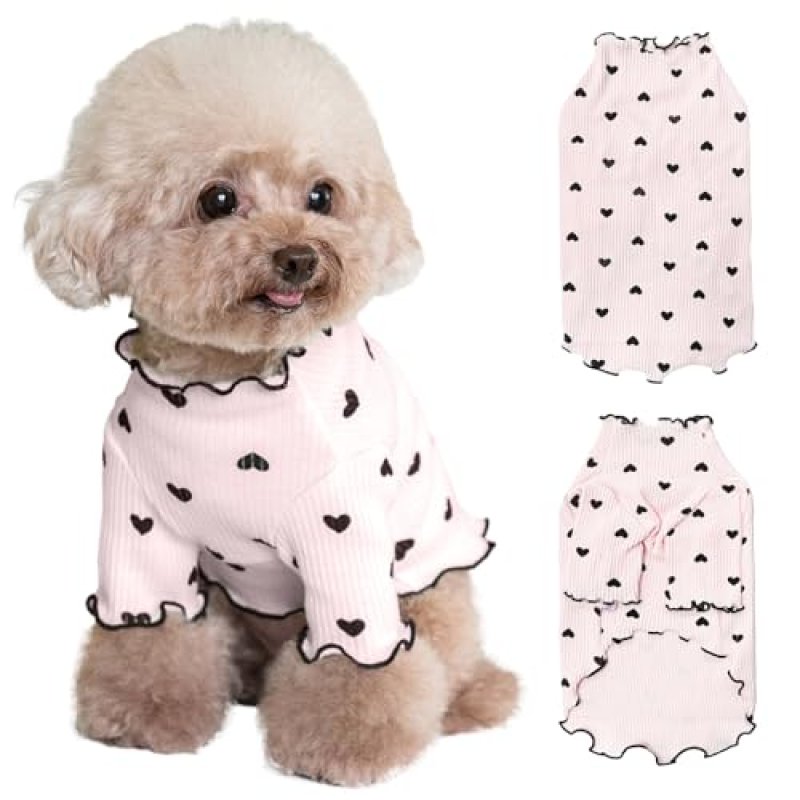 Yaopelky Pet Clothes for Small Dogs Cat Summer…
