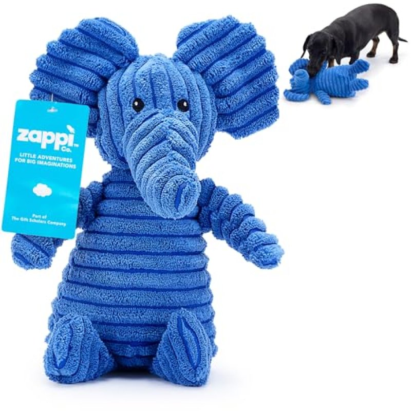 Zappi Co Elephant Dog Toy