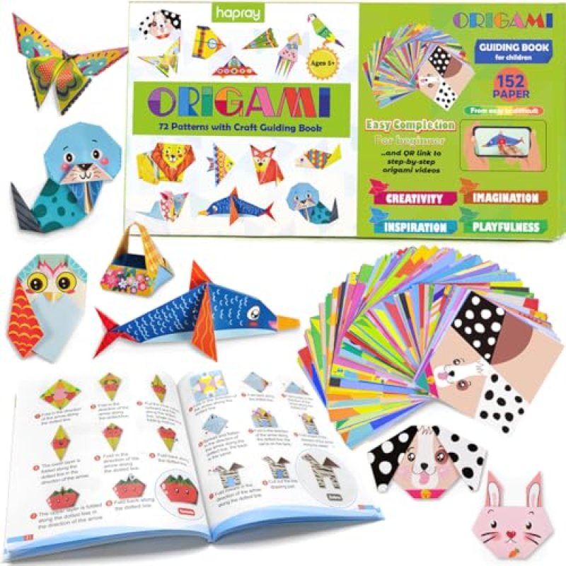 Hapray Origami Kit for Kids 6-12