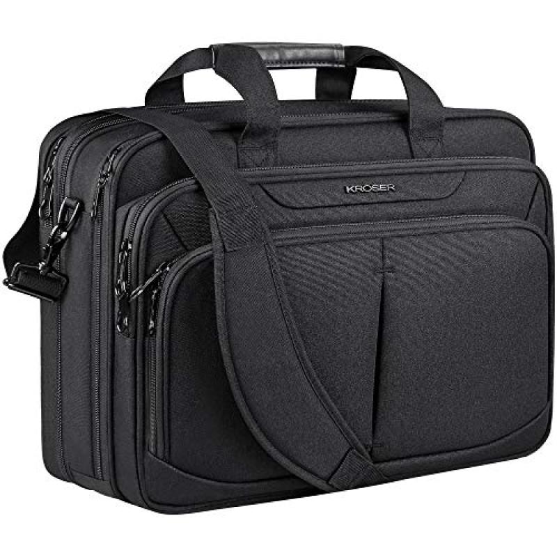 KROSER Laptop Briefcase with RFID Pockets