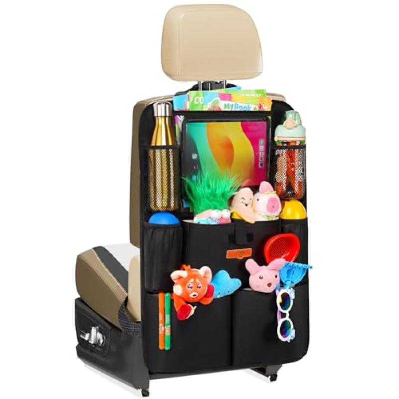 SURDOCA Car Seat Organiser with Tablet Holder