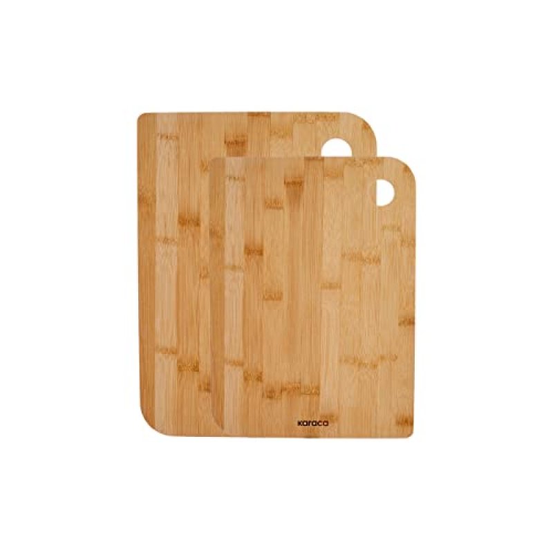 Karaca Azur Bamboo Chopping Board Set 2-Piece…