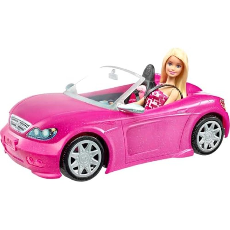 Barbie Convertible Car Playset