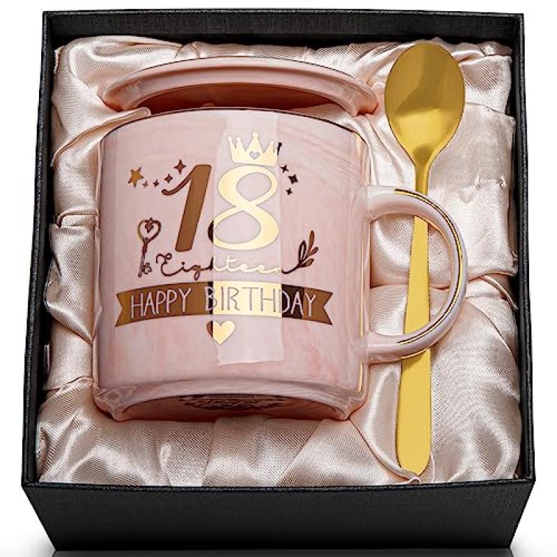Marble Coffee Mug Gift Set
